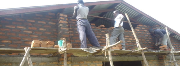 Church Construction in Oyugis, Kenya.
